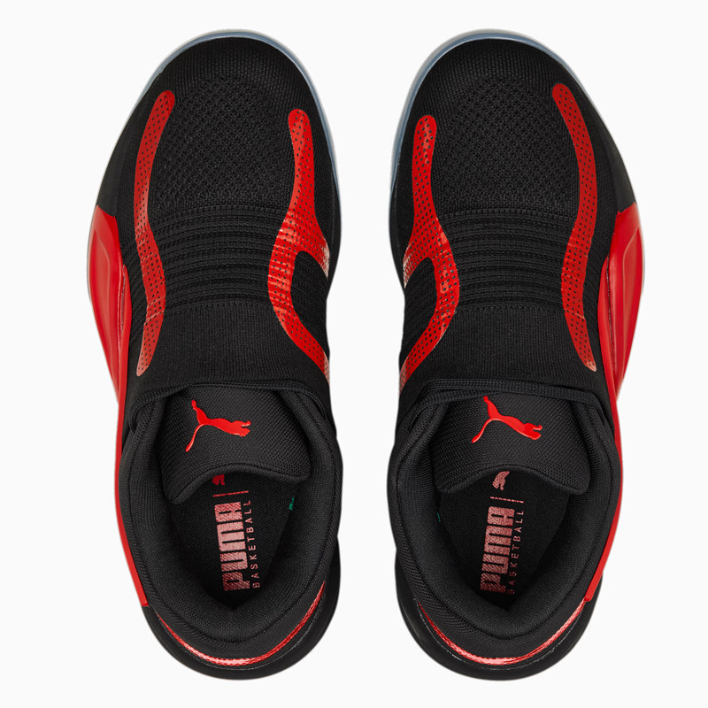 Jual Sepatu Basket Puma Rise Nitro Black Red Original 37701212 - hoopspoint.com