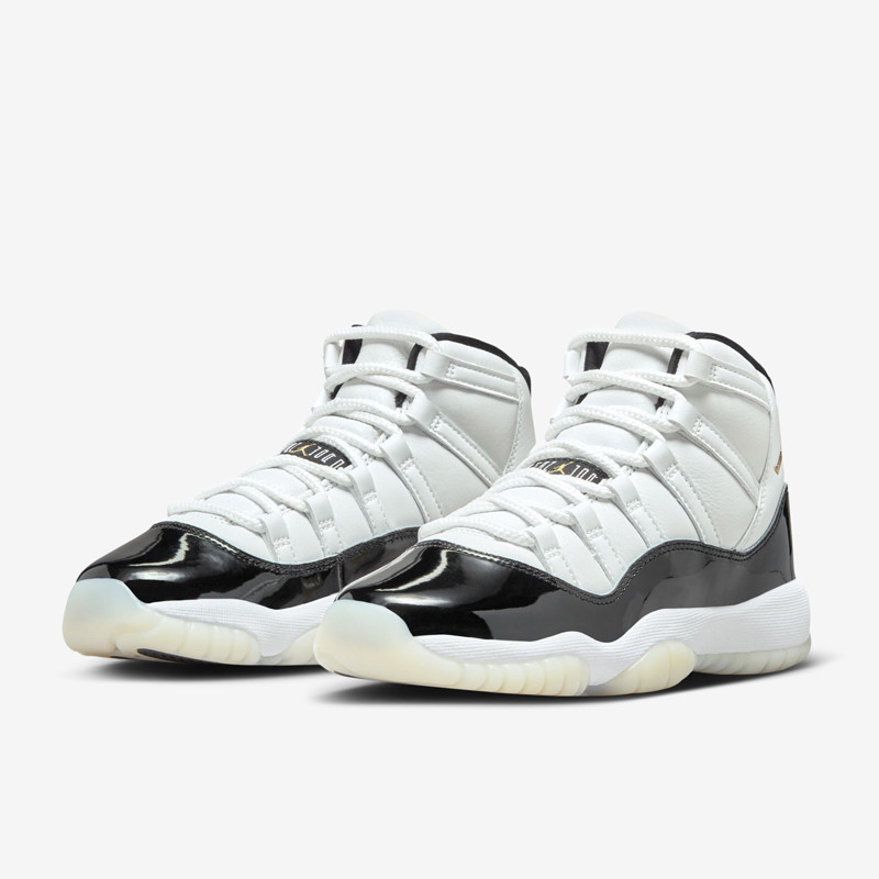 Jual Sepatu Basket Anak Air Jordan Aj 11 Retro Gs Gratitude Black White Original 378038-170 - hoopspoint.com