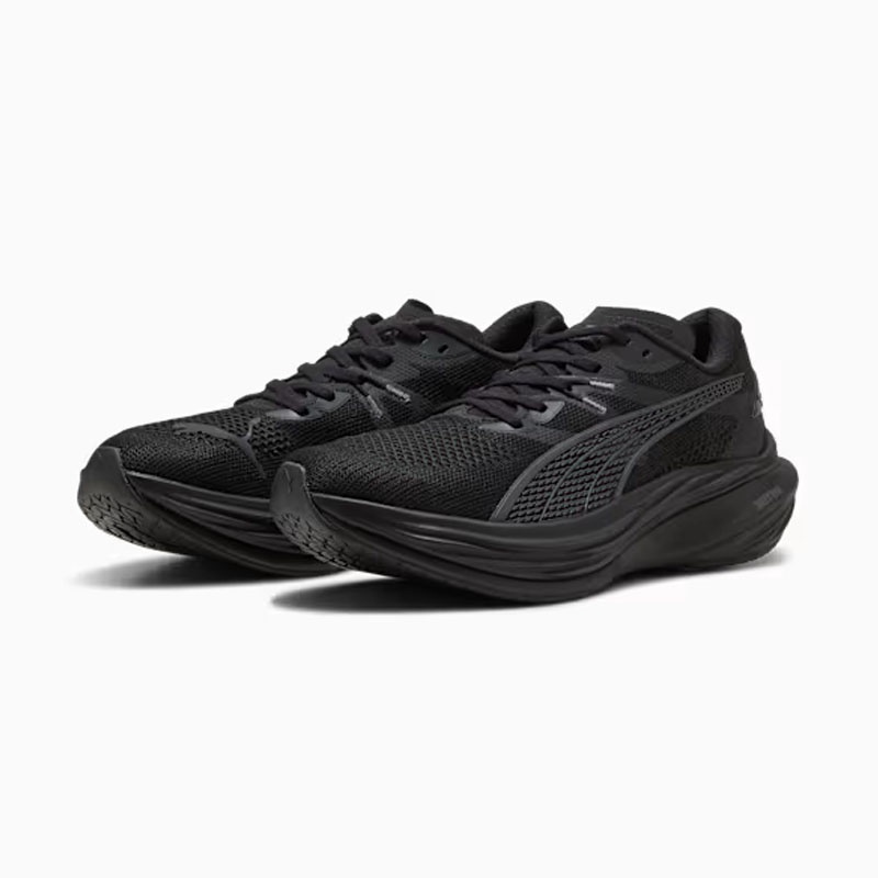 Jual Sepatu Lari Puma Deviate Nitro 3 Wide Black Original 378449-06 - hoopspoint.com