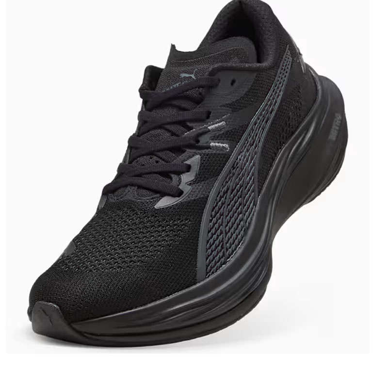 Jual Sepatu Lari Puma Deviate Nitro 3 Wide Black Original 378449-06 - hoopspoint.com