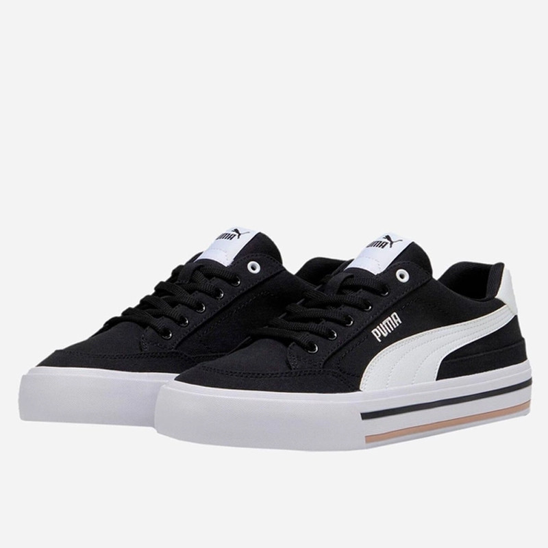 Jual Sepatu Sneakers Puma Court Classic Vulc Fs Black Original 39635303 - hoopspoint.com