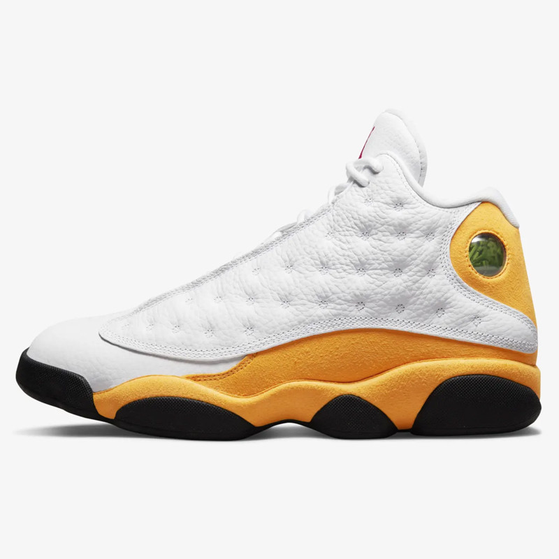 Jual Sepatu Basket Air Jordan Aj 13 Retro Del Sol White Yellow Original 414571-167 - hoopspoint.com