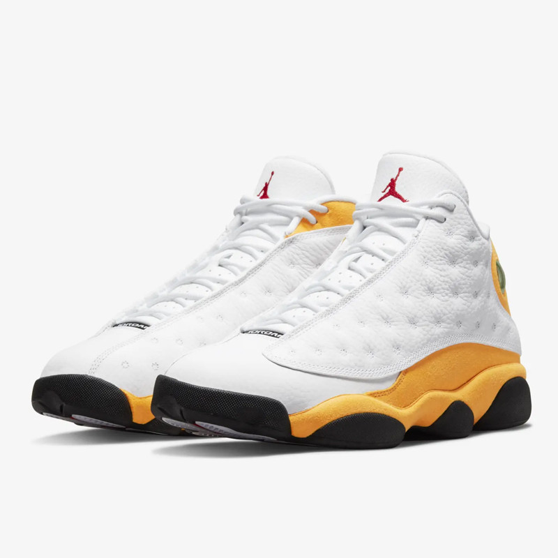 Jual Sepatu Basket Air Jordan Aj 13 Retro Del Sol White Yellow Original 414571-167 - hoopspoint.com