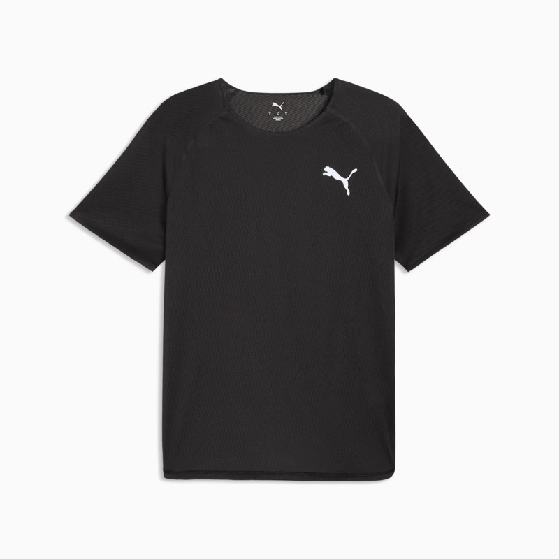 Jual Baju Lari Puma Lightspeed Running Tee Men Black Original 52841901 - hoopspoint.com