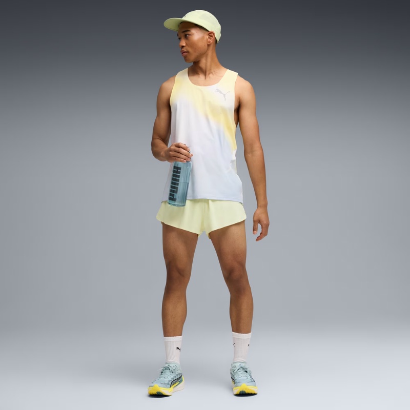 Jual Baju Lari Puma Lightspeed Ultraweave Graphic Running Singlet Men Silver Mist Original 52856442 - hoopspoint.com