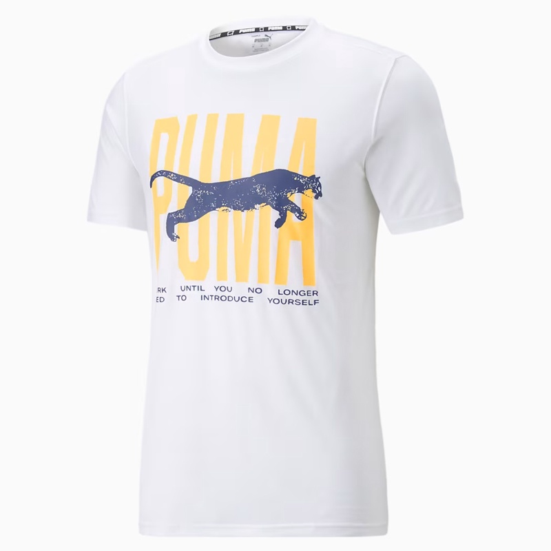 Jual Baju Basket Puma Box Out Short Sleeve Basketball Tee White Original 53648801 - hoopspoint.com