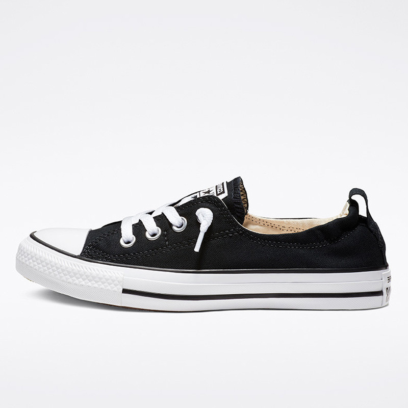 Jual Sepatu Sneakers Wanita Converse Wmns Chuck Taylor All Star Shoreline Slip Black Original 537081C - hoopspoint.com