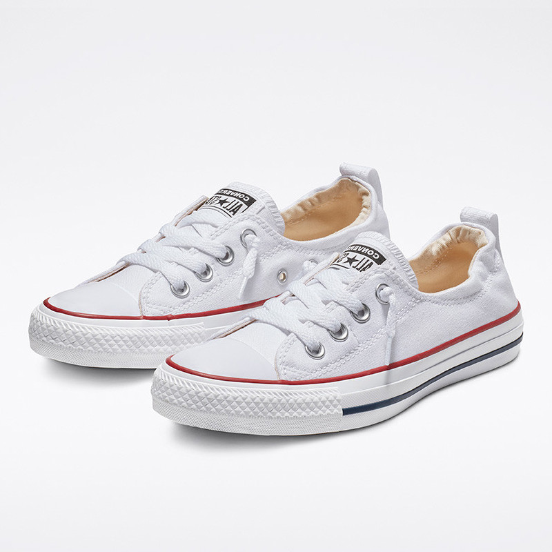 Jual Sepatu Sneakers Wanita Converse Wmns Chuck Taylor All Star Shoreline Slip White Original 537084C - hoopspoint.com