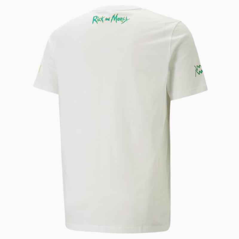 Jual Baju Basket Puma X Rick And Morty Pickle Rick Tee White Original 53709701 - hoopspoint.com