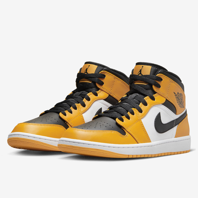 Jual Sepatu Sneakers Air Jordan Aj 1 Mid Yellow Original 554724-701 - hoopspoint.com