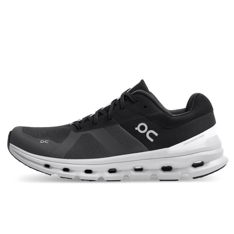 Jual Sepatu Lari On Cloudrunner Wide Black Original 56.99012 - hoopspoint.com