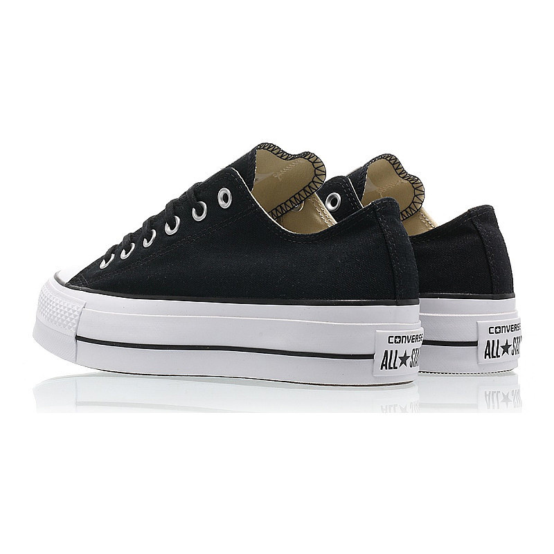 Jual Sepatu Sneakers Wanita Converse Wmns Chuck Taylor All Star Lift Black Original 560250C - hoopspoint.com