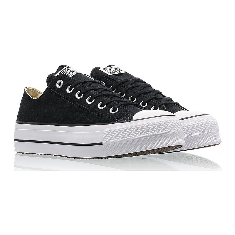 Jual Sepatu Sneakers Wanita Converse Wmns Chuck Taylor All Star Lift Black Original 560250C - hoopspoint.com