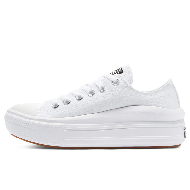 Jual Sepatu Sneakers Wanita Converse Wmns Chuck Taylor All Star Move Ox White Original 570257C - hoopspoint.com