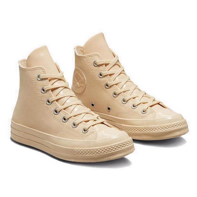 Jual Sepatu Sneakers Wanita Converse Wmns Chuck 70 Patent Pop Hi Top Brown Original 571629C - hoopspoint.com