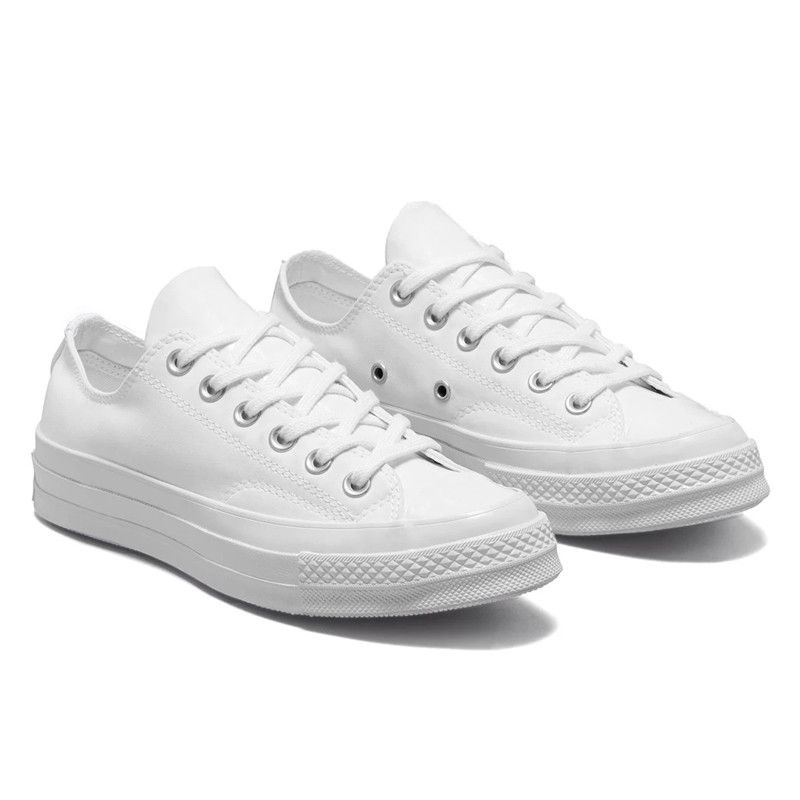 Jual Sepatu Sneakers Wanita Converse Wmns Chuck 70 Hybrid Shine White Original 571630C - hoopspoint.com