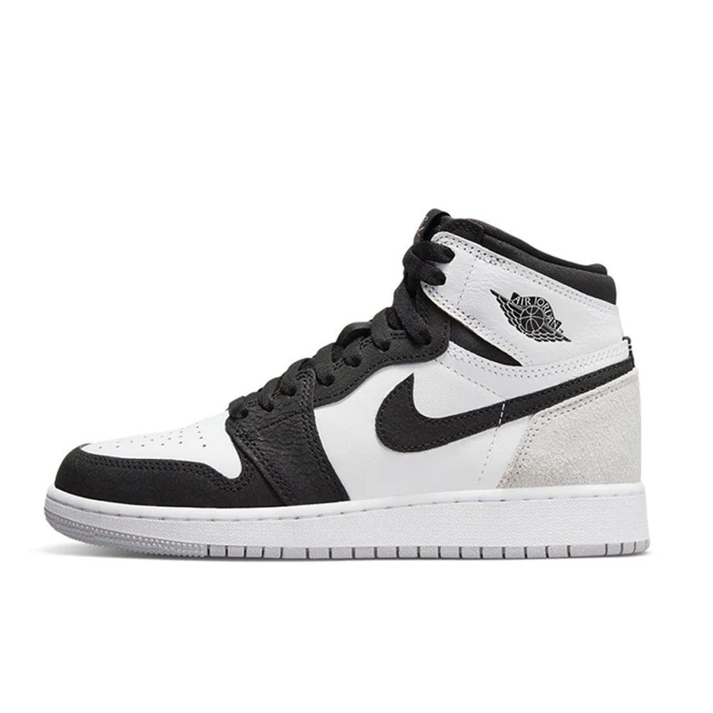 Jual Sepatu Sneakers Anak Air Jordan Aj 1 Retro High Og Gs Grey Fog Original 575441-108 - hoopspoint.com