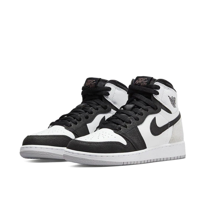 Jual Sepatu Sneakers Anak Air Jordan Aj 1 Retro High Og Gs Grey Fog Original 575441-108 - hoopspoint.com