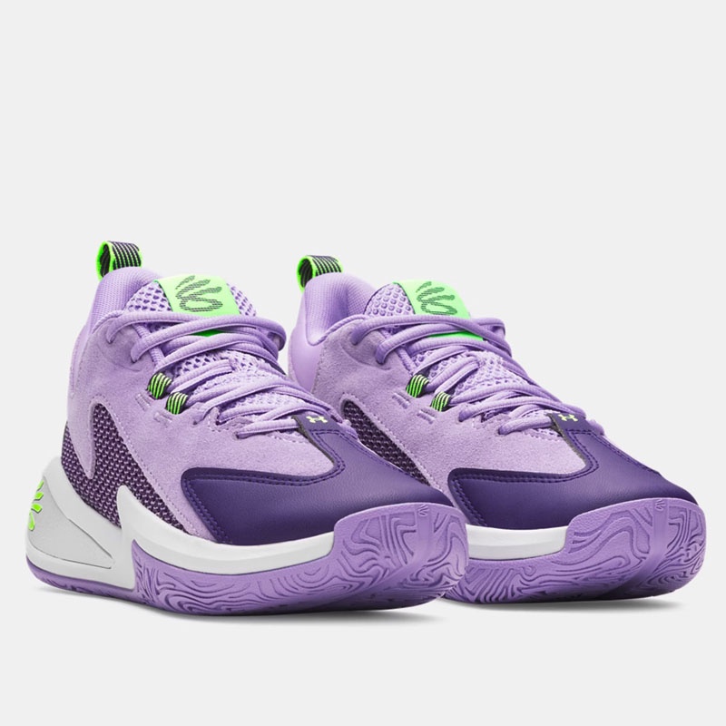 Jual Sepatu Basket Anak Under Armour Gs Curry 3Z 25 Sde Transparent Purple Original 6001882-538 - hoopspoint.com