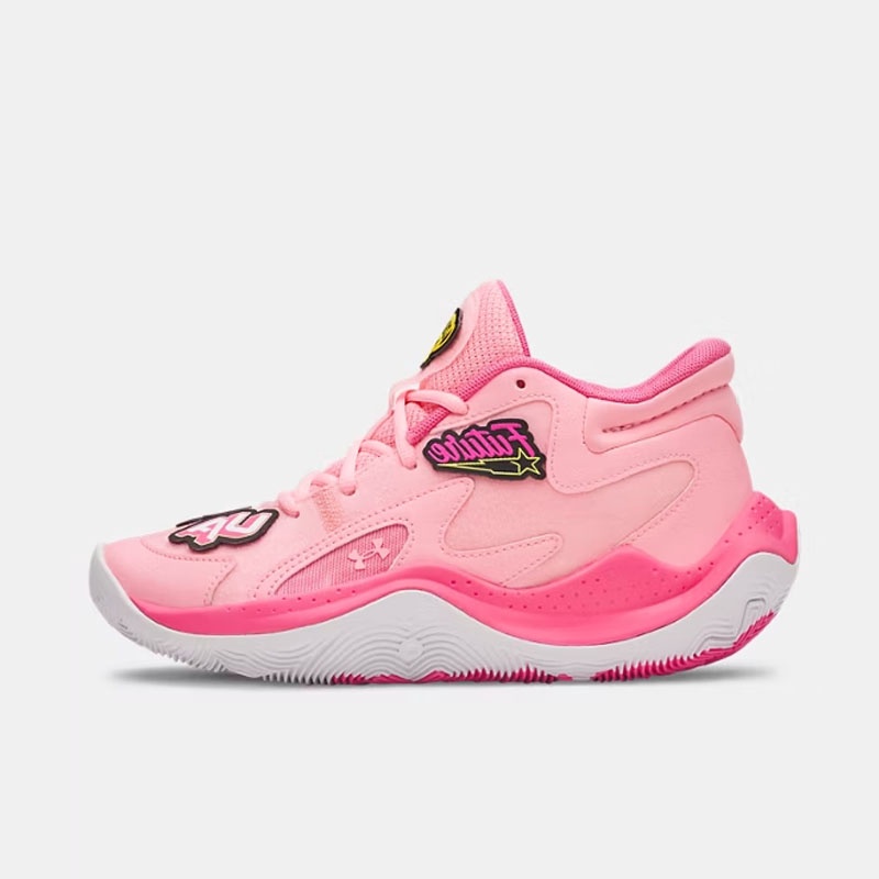 Jual Sepatu Basket Anak Under Armour Ua Gs Jet '25 Vc Pink Original 6006515-639 - hoopspoint.com