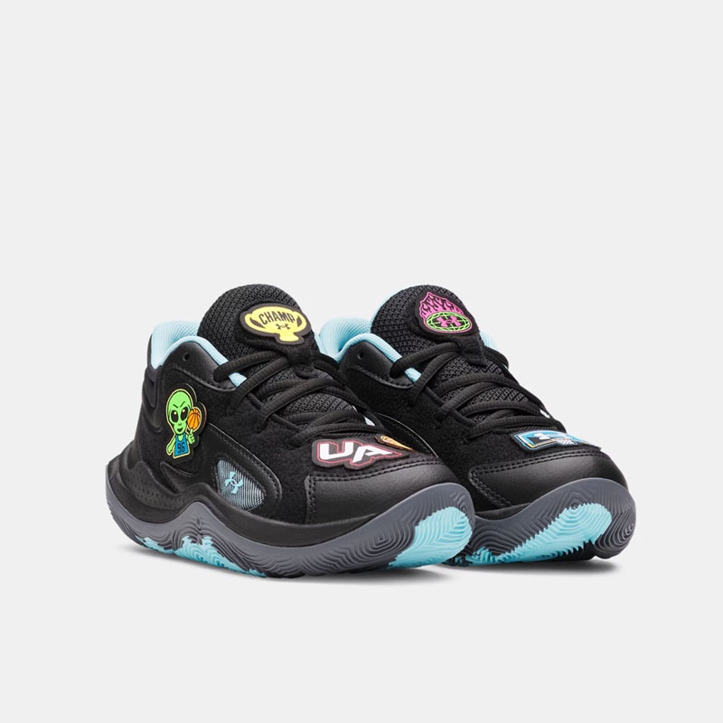 Jual Sepatu Basket Anak Under Armour Ua Ps Jet '25 Vc Black Original 6006516-001 - hoopspoint.com