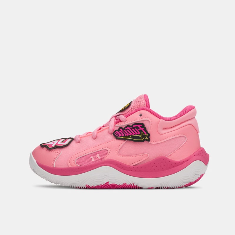 Jual Sepatu Basket Anak Under Armour Ua Ps Jet '25 Vc Pink Original 6006516-639 - hoopspoint.com