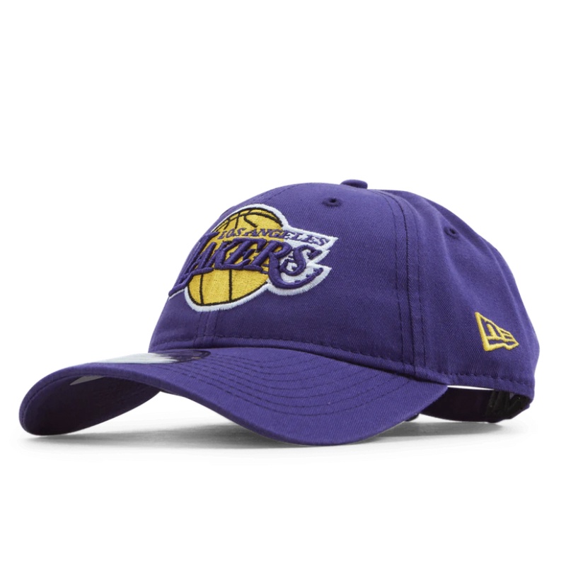 Jual Topi Basket New Era La Lakers Nba21 Back Half 9Twenty Cap Purple Original 60221925 - hoopspoint.com