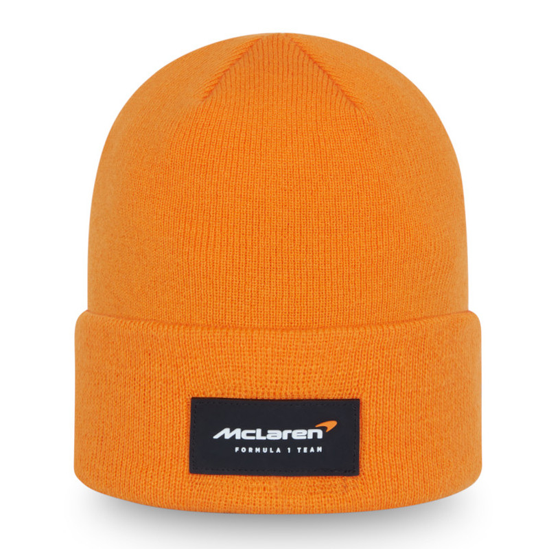 Jual Topi Sneakers New Era Mclaren Racing F1 Essential Beanie Orange Original 60243929 - hoopspoint.com