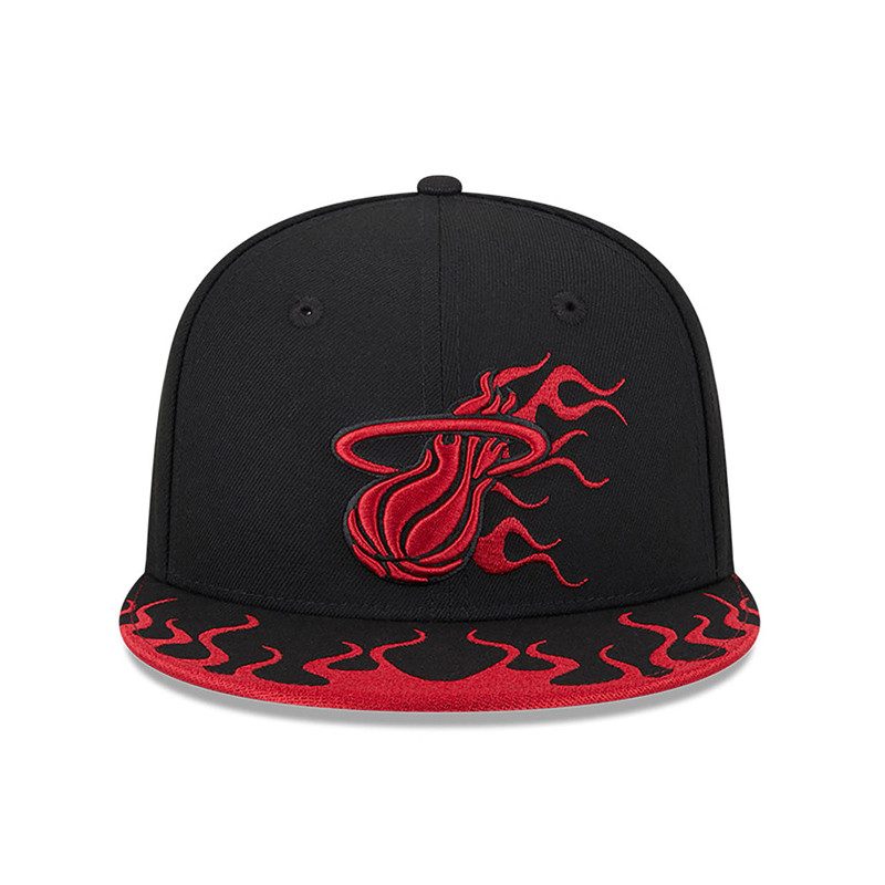 Jual Topi Basket New Era Miami Heat Nba Rally Drive 9Fifty Snapback Black Red Original 60488126 - hoopspoint.com