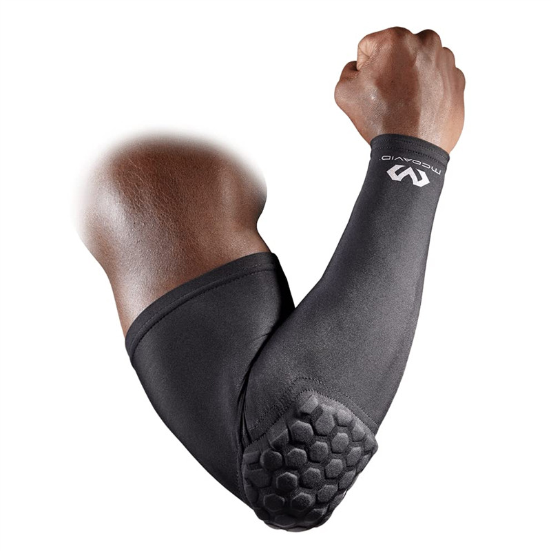 Jual Aksesoris Basket Mcdavid Hex Shooter Arm Sleeve Black Original 6500R-B - hoopspoint.com