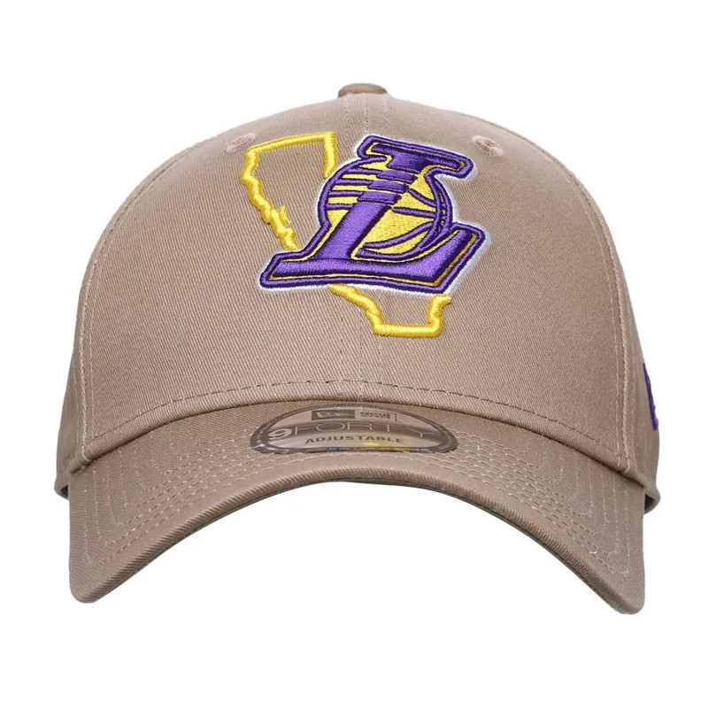 Jual Topi Basket New Era 9Forty Los Angeles Lakers Cap Khaki Original 70685140 - hoopspoint.com