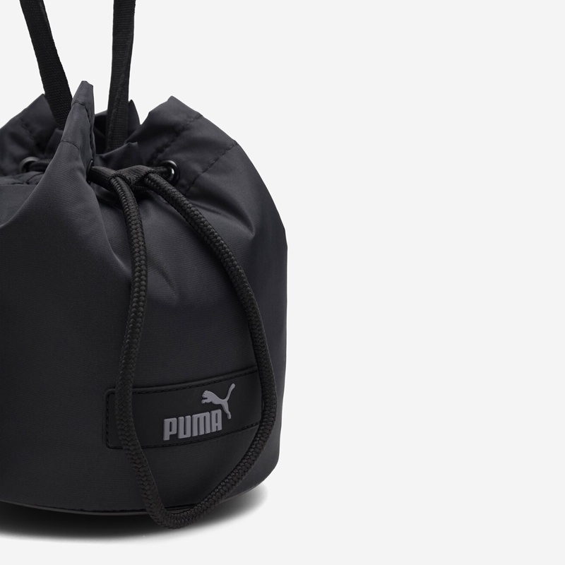 Jual Tas Sneakers Wanita Puma Wmns Core Pop Bucket Cross-Body Bag Black Original 7985801 - hoopspoint.com