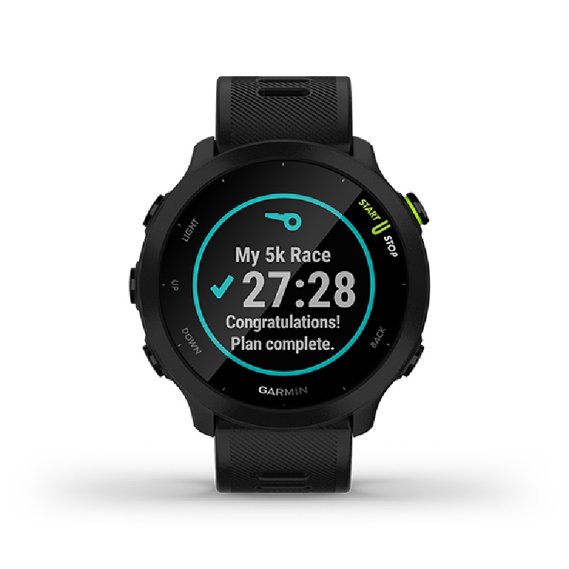 Jual Jam Tangan Lari Pria Garmin Forerunner 55 Black Original 8100021574 - hoopspoint.com