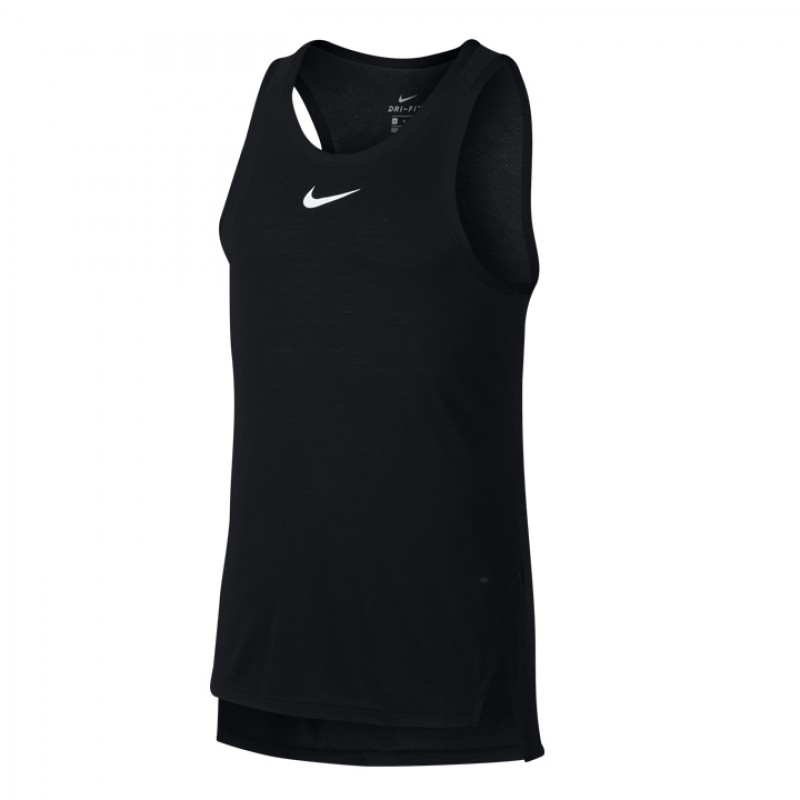 Jual Baju Basket Nike Breathe Top Sleeveless Elite Black White Original 891712-010 - hoopspoint.com