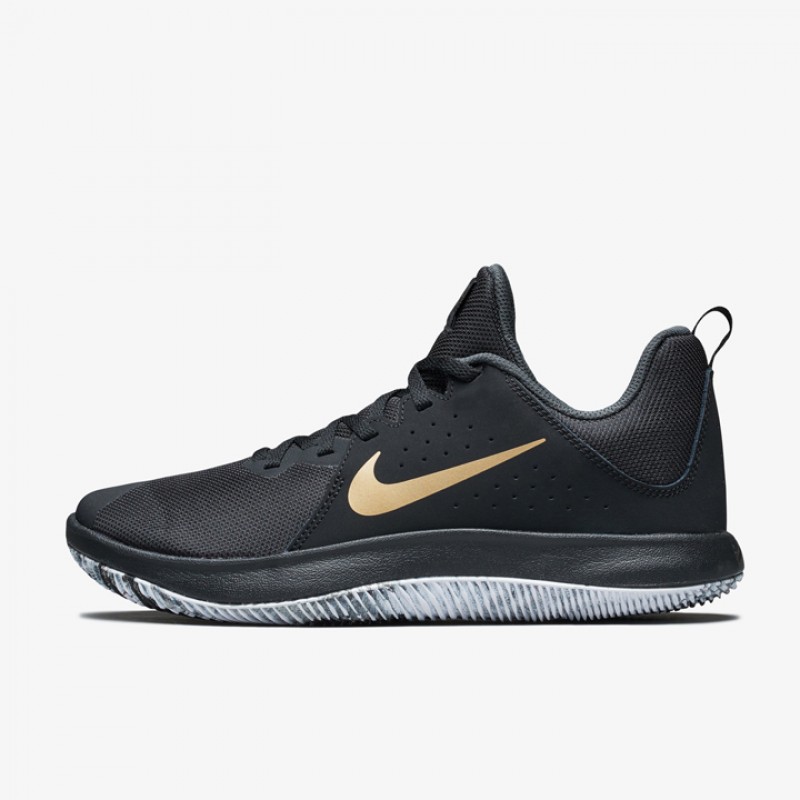 Jual Sepatu Basket Nike Fly.by Low Black Gold Original 908973-090 - hoopspoint.com