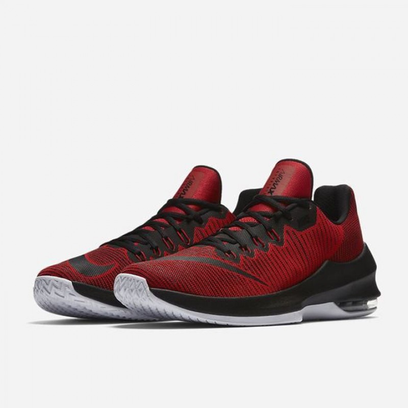 Jual Sepatu Basket Nike Air Max Infuriate 2 Black Red Original 908975-600 - hoopspoint.com