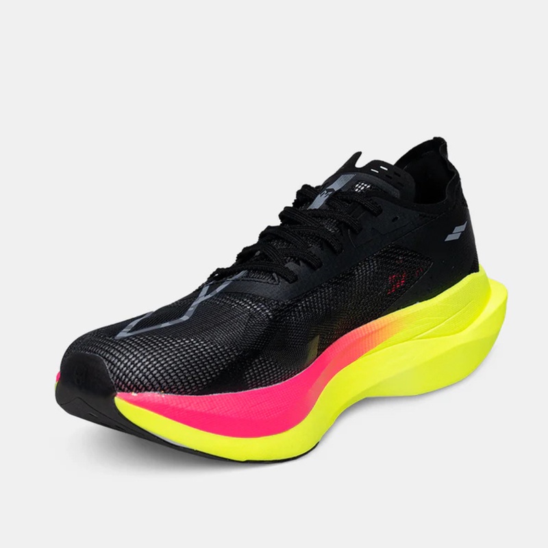 Jual Sepatu Lari Mills Enercharge M1 Black - Yellow - Magenta Original 9105307 - hoopspoint.com