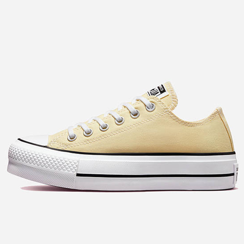 Jual Sepatu Sneakers Wanita Converse Wmns Chuck Taylor All Star Lift Ox Yellow Original A00560C - hoopspoint.com