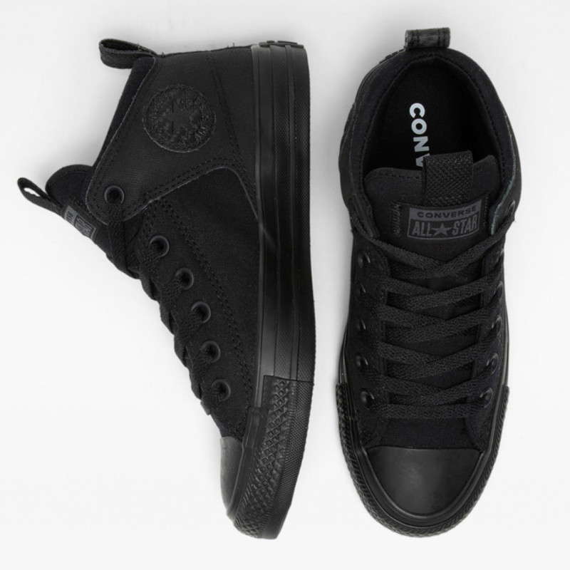 Jual Sepatu Sneakers Converse Chuck Taylor All Star Street Counter Climate Mid Black Original A01397C - hoopspoint.com