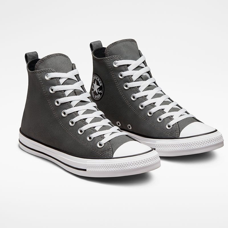 Jual Sepatu Sneakers Converse Chuck Taylor All Star Woven Twill Grey Original A02781C - hoopspoint.com