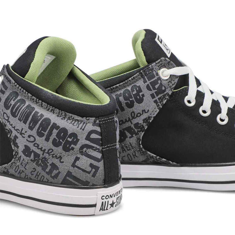 Jual Sepatu Sneakers Converse Chuck Taylor All Star High Street Logo Collage Black Grey Original A02820C - hoopspoint.com