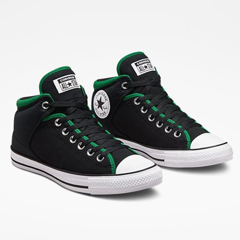 Jual Sepatu Sneakers Converse Chuck Taylor All Star High Street Retro Black Green Original A02824C - hoopspoint.com