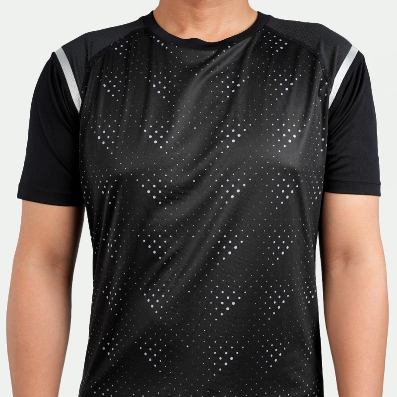 Jual Baju Lari Juaraga Active Jr Running Jersey Black Original Aab010002Bl - hoopspoint.com