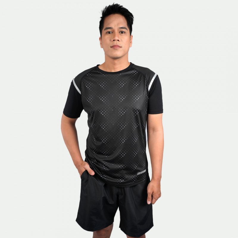 Jual Baju Lari Juaraga Active Jr Running Jersey Black Original Aab010002Bl - hoopspoint.com