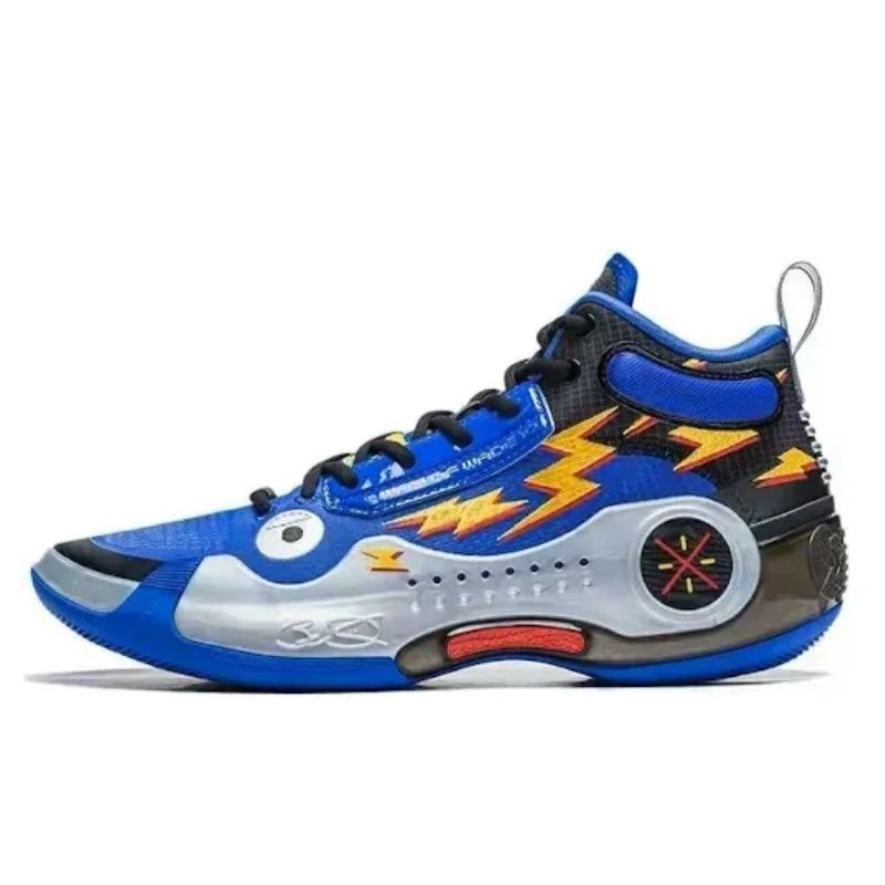 Jual Sepatu Basket Li-Ning Way Of Wade 10 Element Blue Silver Yellow Original Abas115-7 - hoopspoint.com