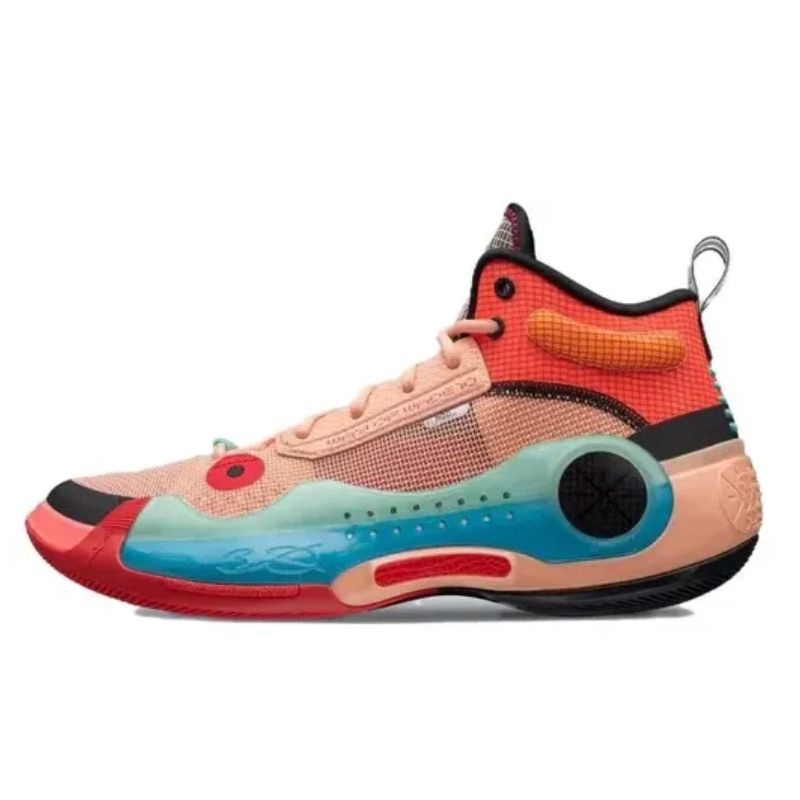 Jual Sepatu Basket Li-Ning Way Of Wade 10 Art Orange Blue Ice Blue Original Abas115-8 - hoopspoint.com
