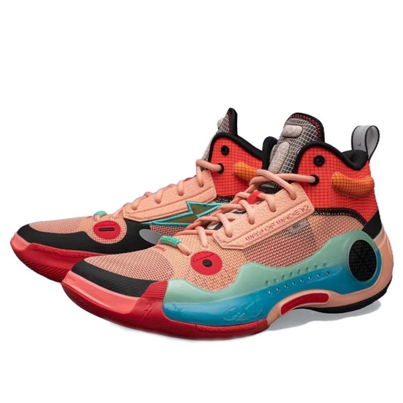Jual Sepatu Basket Li-Ning Way Of Wade 10 Art Orange Blue Ice Blue Original Abas115-8 - hoopspoint.com
