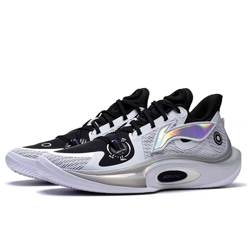 Jual Sepatu Basket Li-Ning Sonic 11 White Black Silver Original Abat021-1 - hoopspoint.com