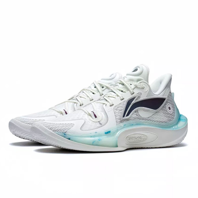 Jual Sepatu Basket Li-Ning Sonic 11 White Blue Original Abat021-2 - hoopspoint.com