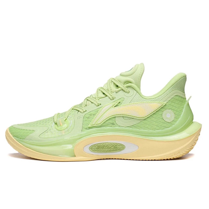 Jual Sepatu Basket Li-Ning Sonic 11 Green Yellow Original Abat021-6 - hoopspoint.com